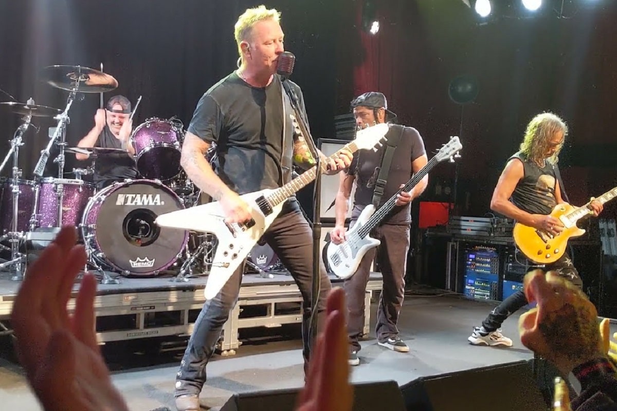 El show sorpresa de Metallica.
