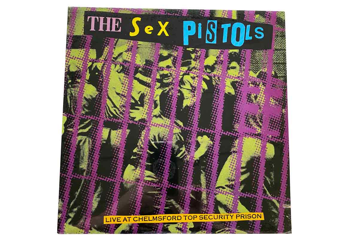 Tapa de Live at Chelmsford Top Security Prison, disco de Sex Pistols