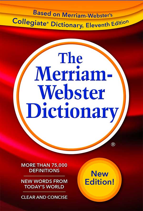 Tapa del diccionario de Merriam-Webster