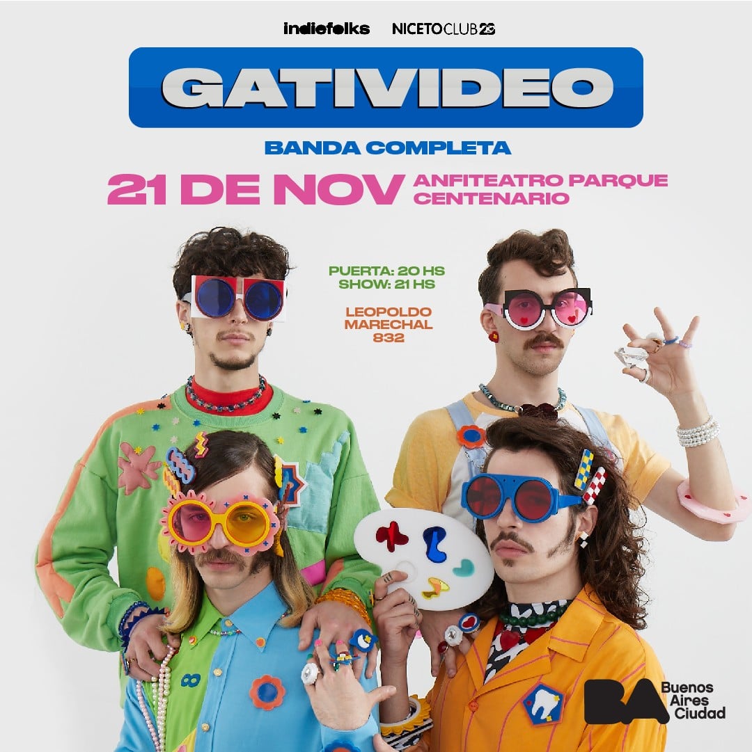 Gativideo en el Anfiteatro del Parque Centenario