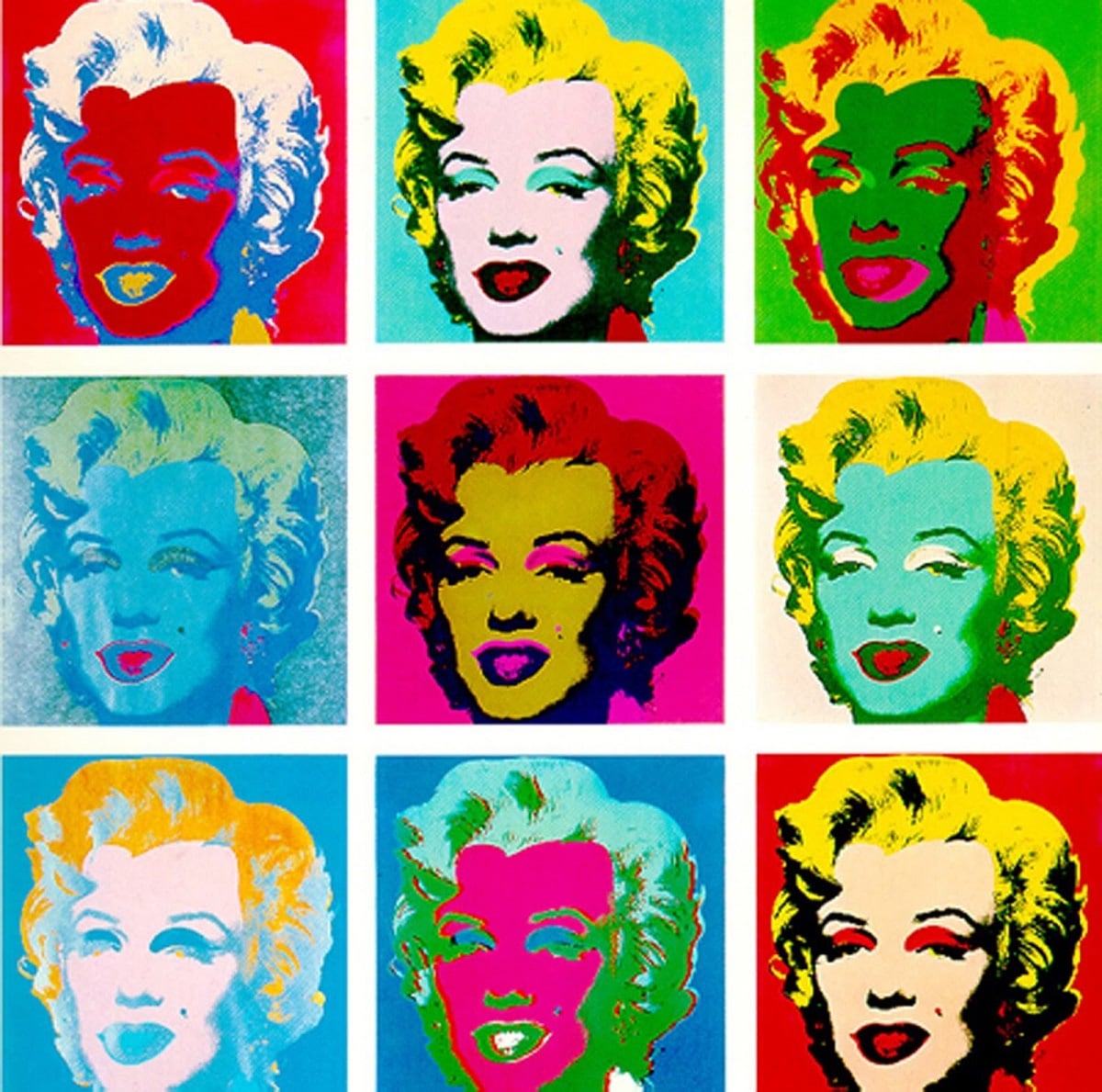 "Nine Marilyns" de Andy Warhol