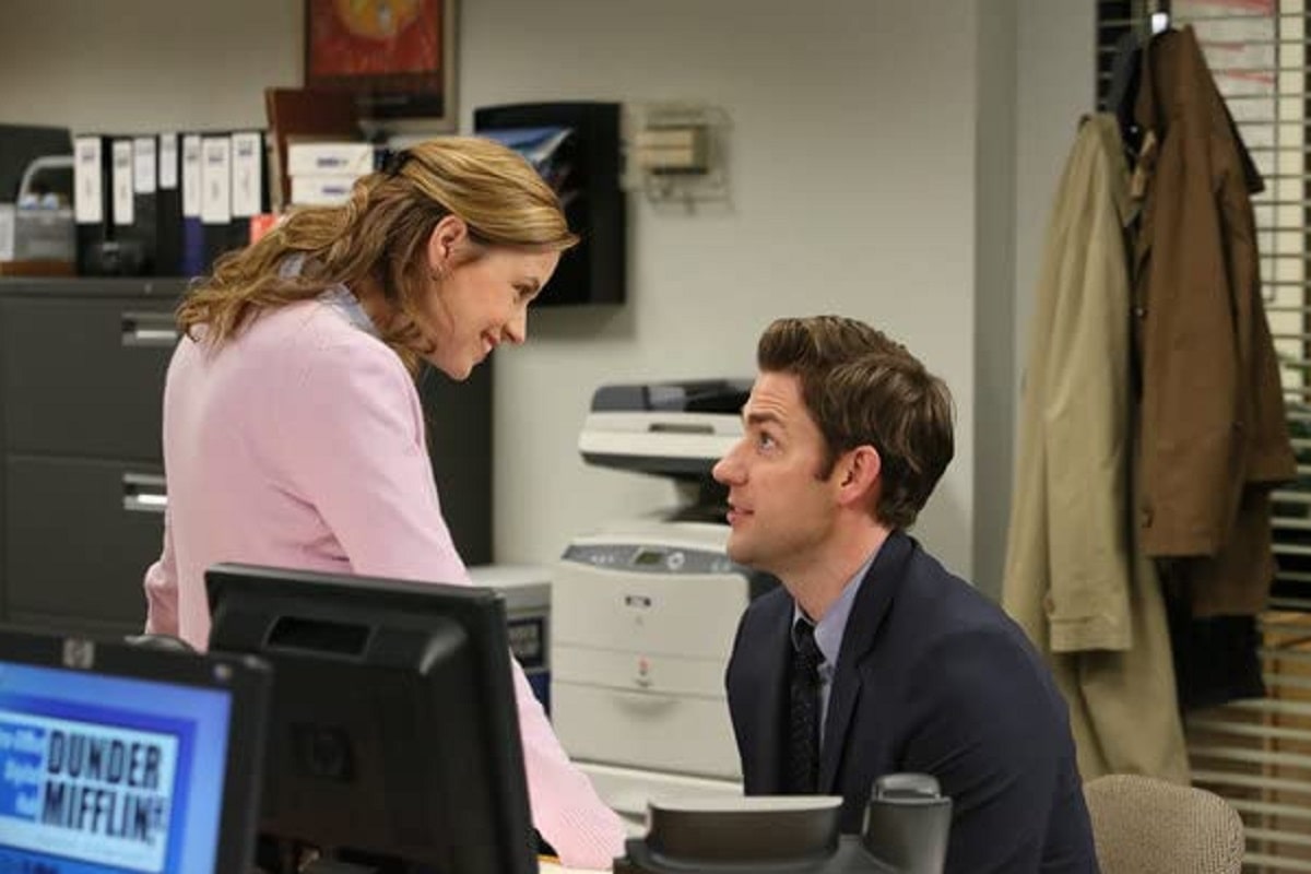 Jim y Pam, la pareja de The Office.