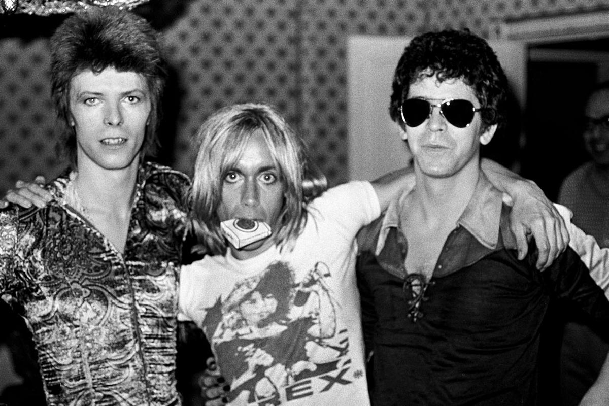 David Bowie, Iggy Pop, Lou Reed