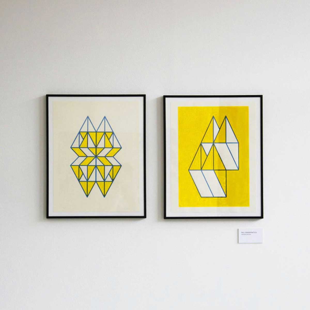 Paul Sende, Panoramas, A3, Serigrafia
