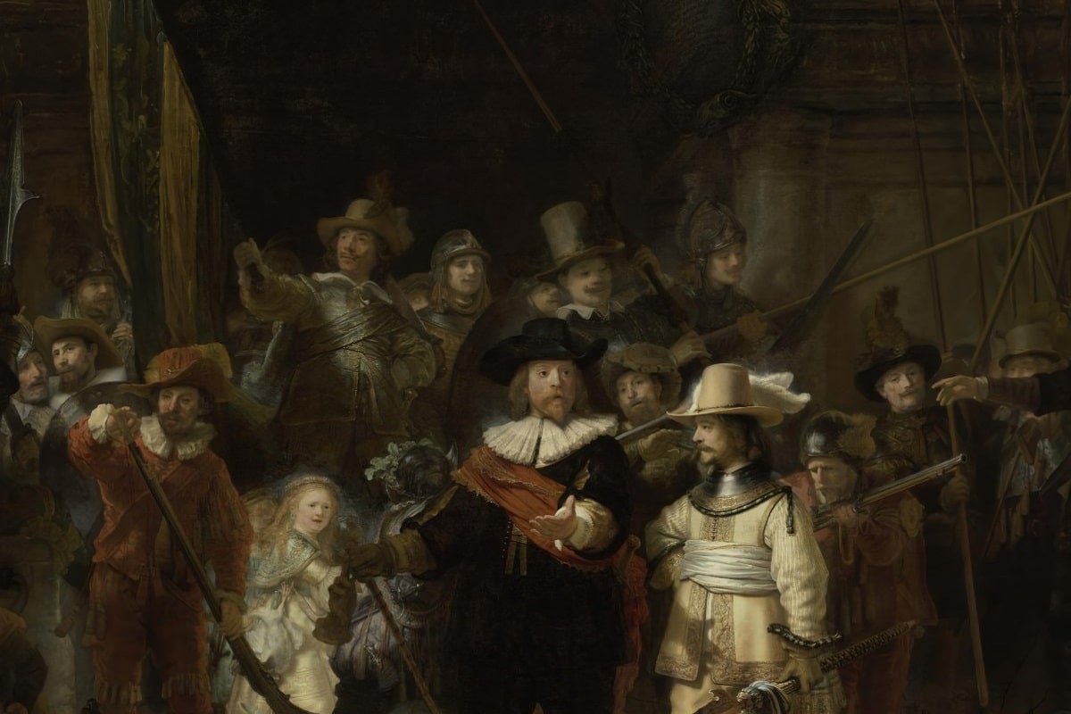 "La ronda de la noche" de Rembrandt.