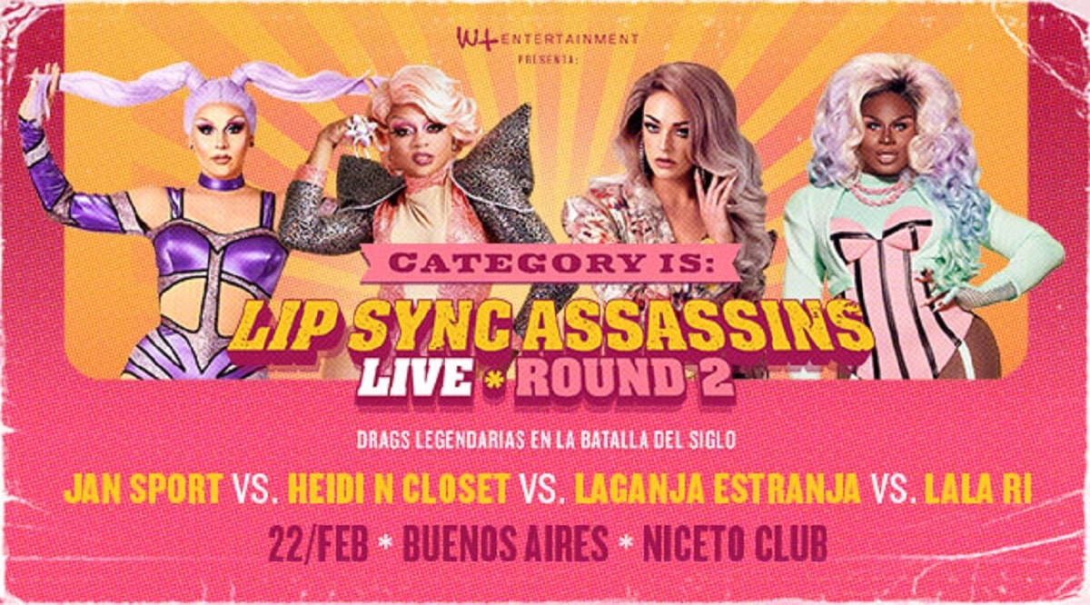 Lip Sync Assassins en Buenos Aires.