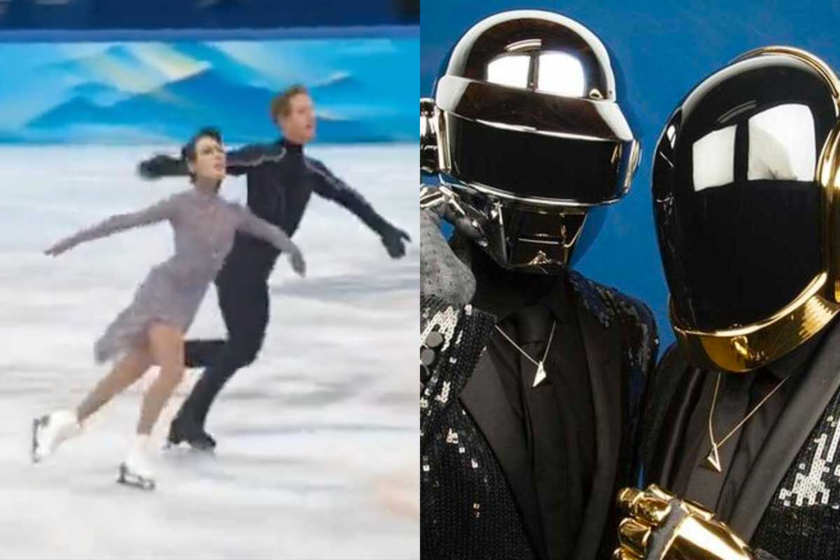Madison Chock y Evan Bates bailan al ritmo de Daft Punk en los Juegos Olímpicos de Invierno