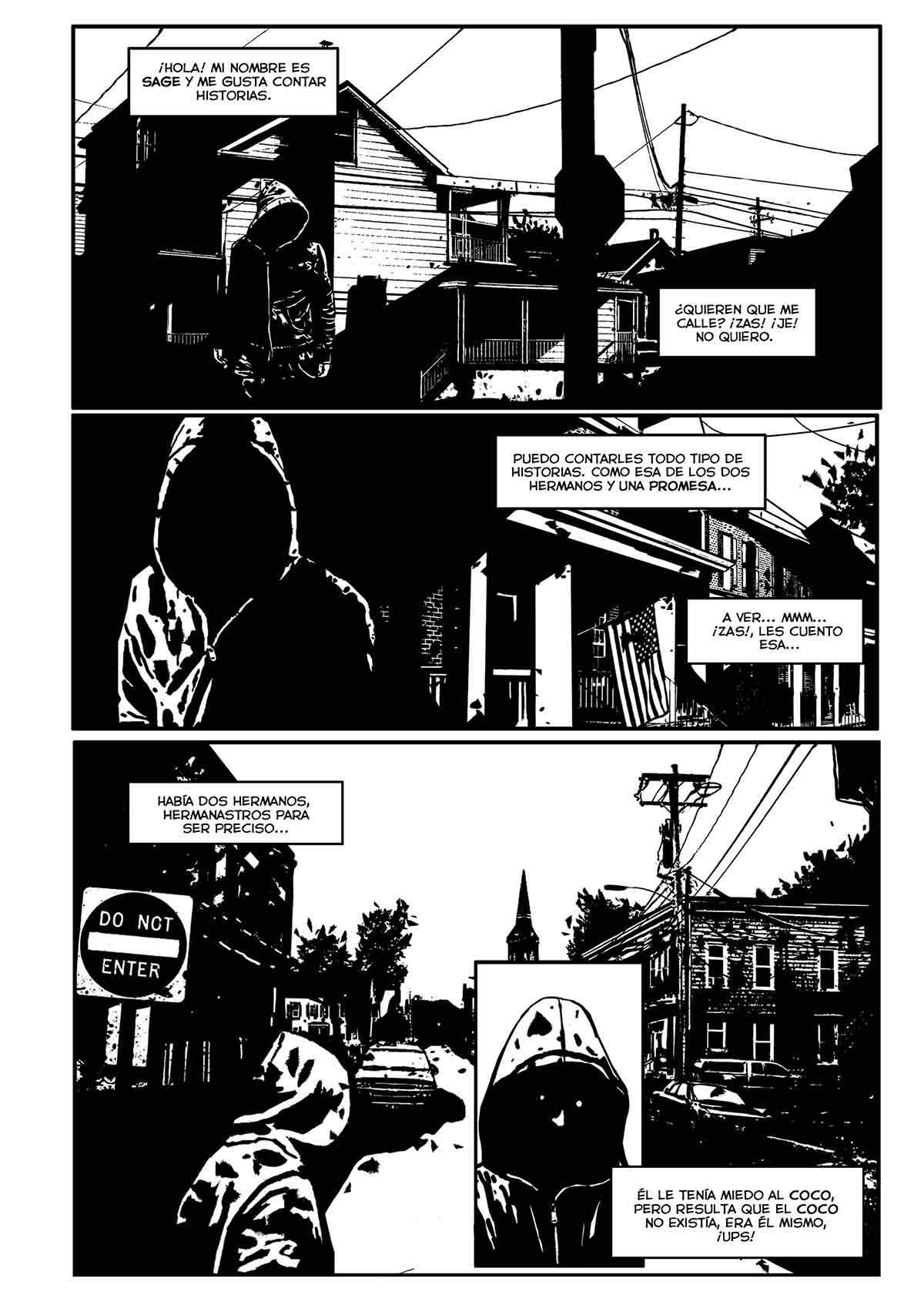 "Me prometiste oscuridad", cómic de Damián Connelly