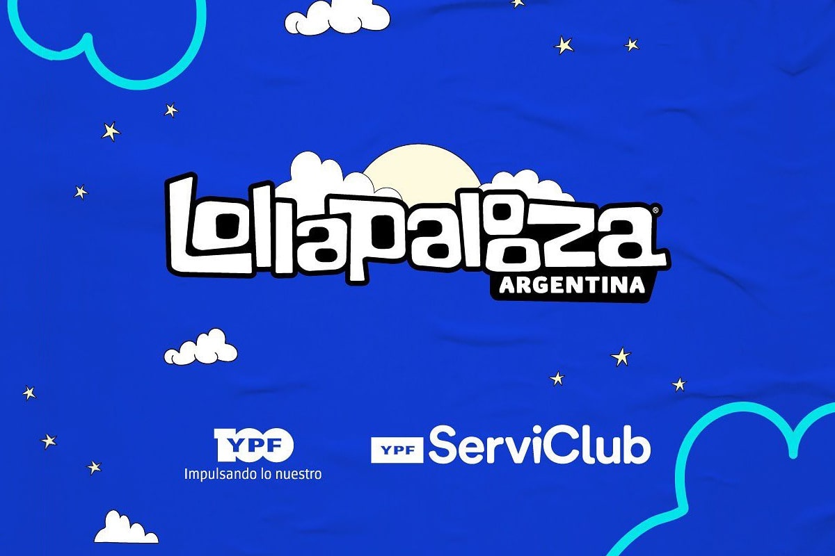 YPF ServiClub dirá presente en el Lollapalooza Argentina 2022.