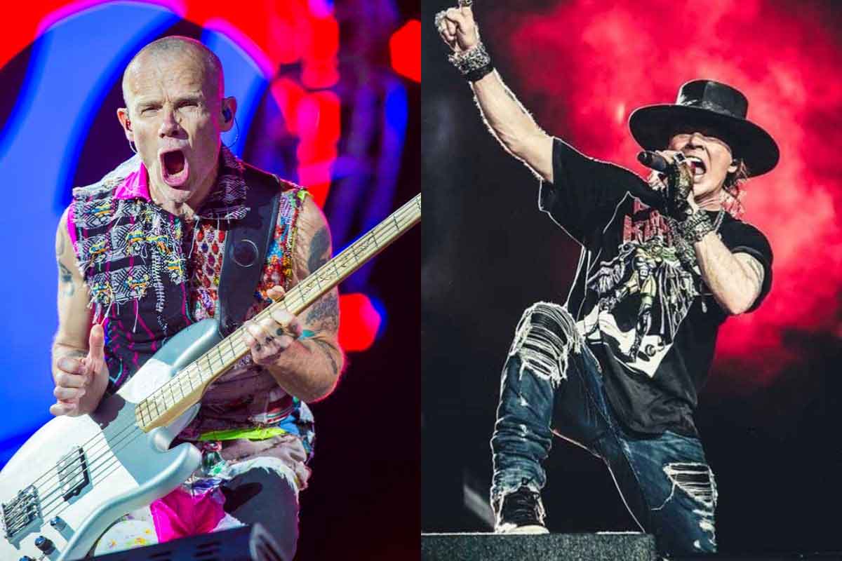 Flea / Axl Rose de Guns N' Roses