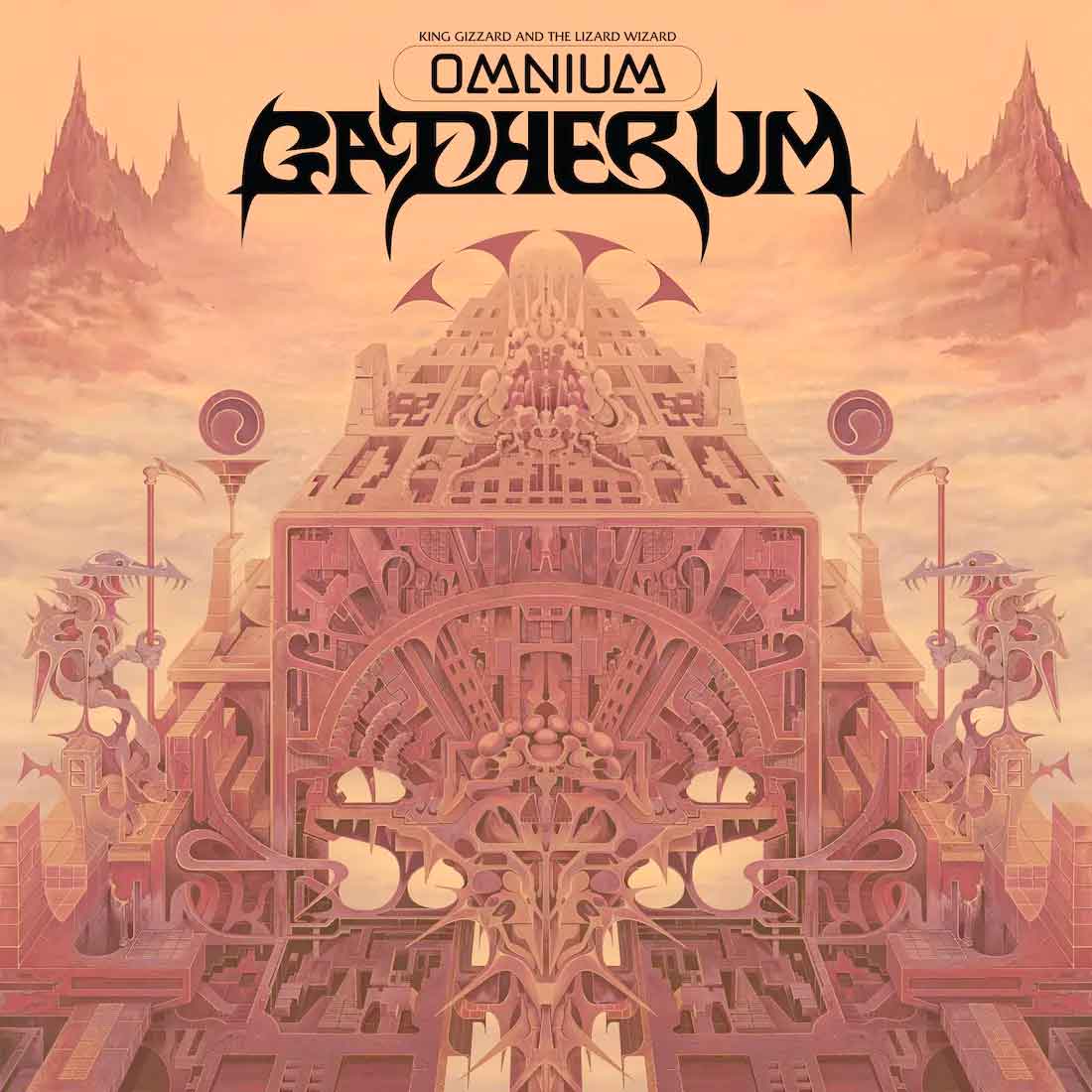 Tapa de Omnium Gatherum, disco de King Gizzard & the Lizard Wizard