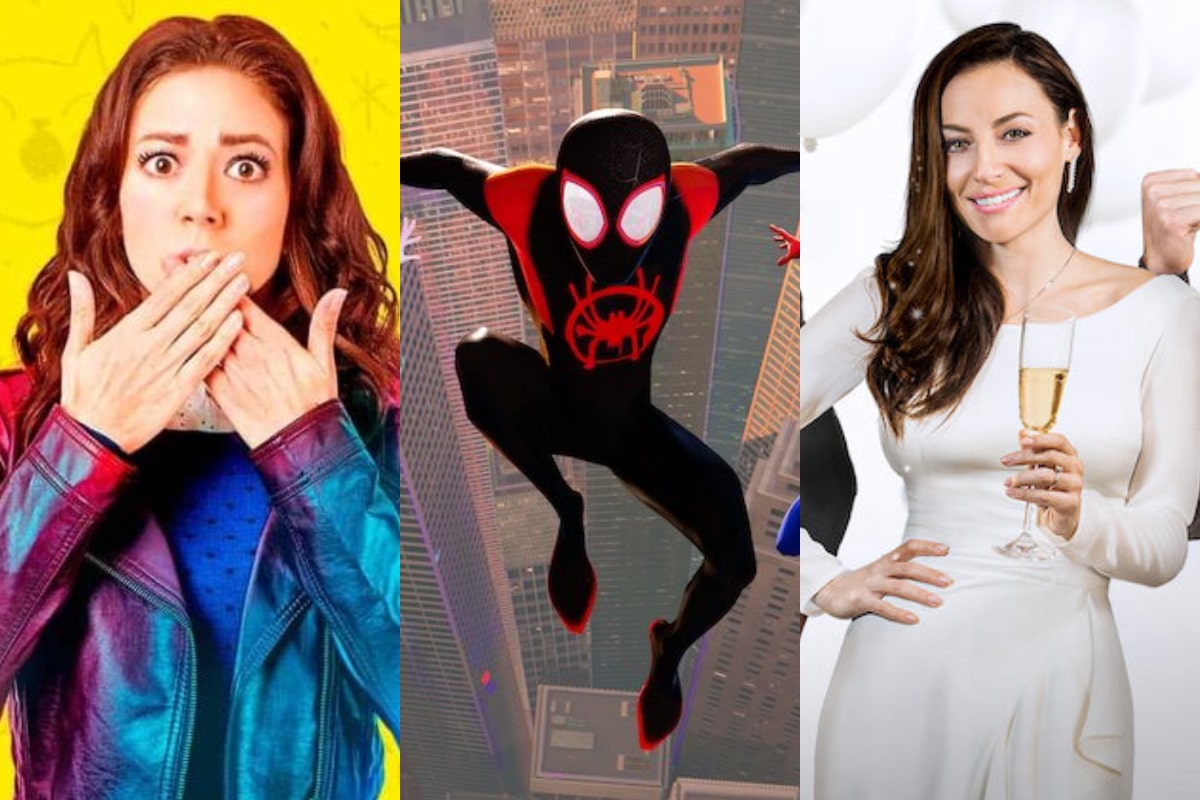 3 películas populares para ver en Netflix: Una mujer sin filtro; Spider-Man:  Un nuevo universo; La boda de Valentina