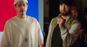 Eminem sorprende a Pete Davidson en su despedida de Saturday Night Live