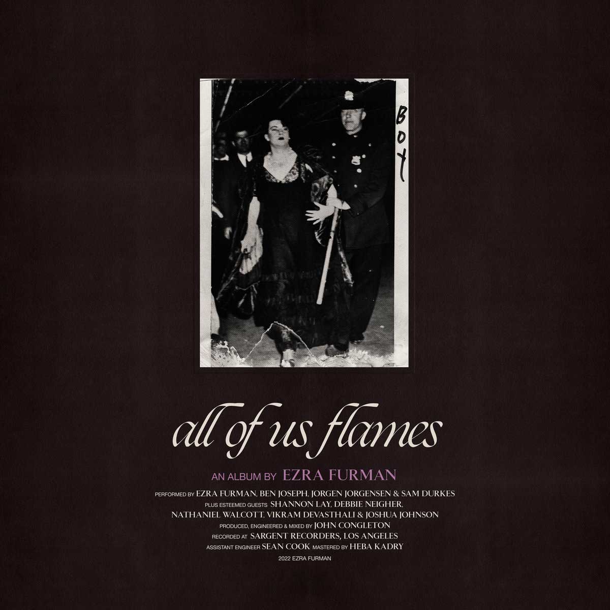 Tapa de All Of Us Flames, disco de Ezra Furman