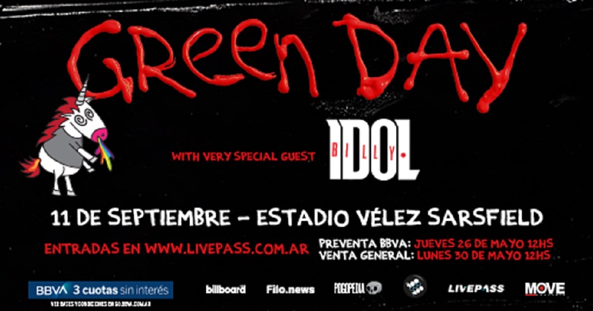 Green Day en Argentina.