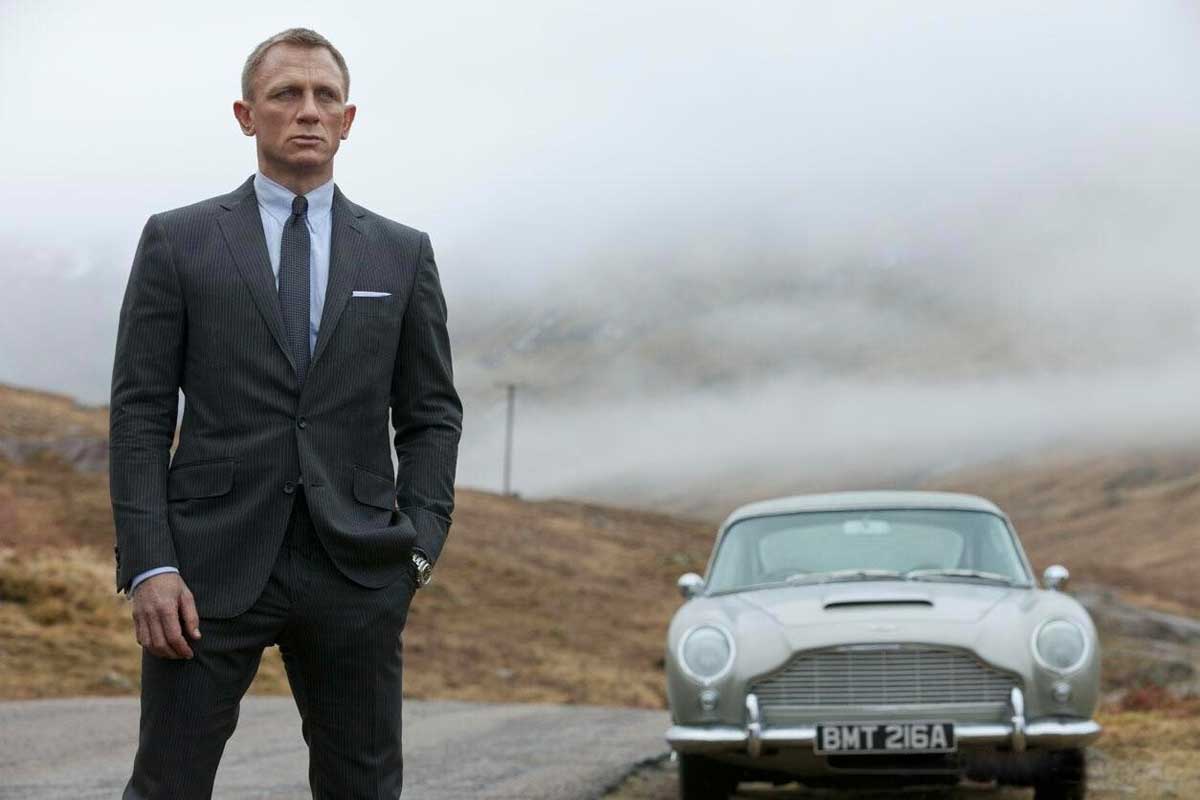 Daniel Craig como James Bond en Skyfall