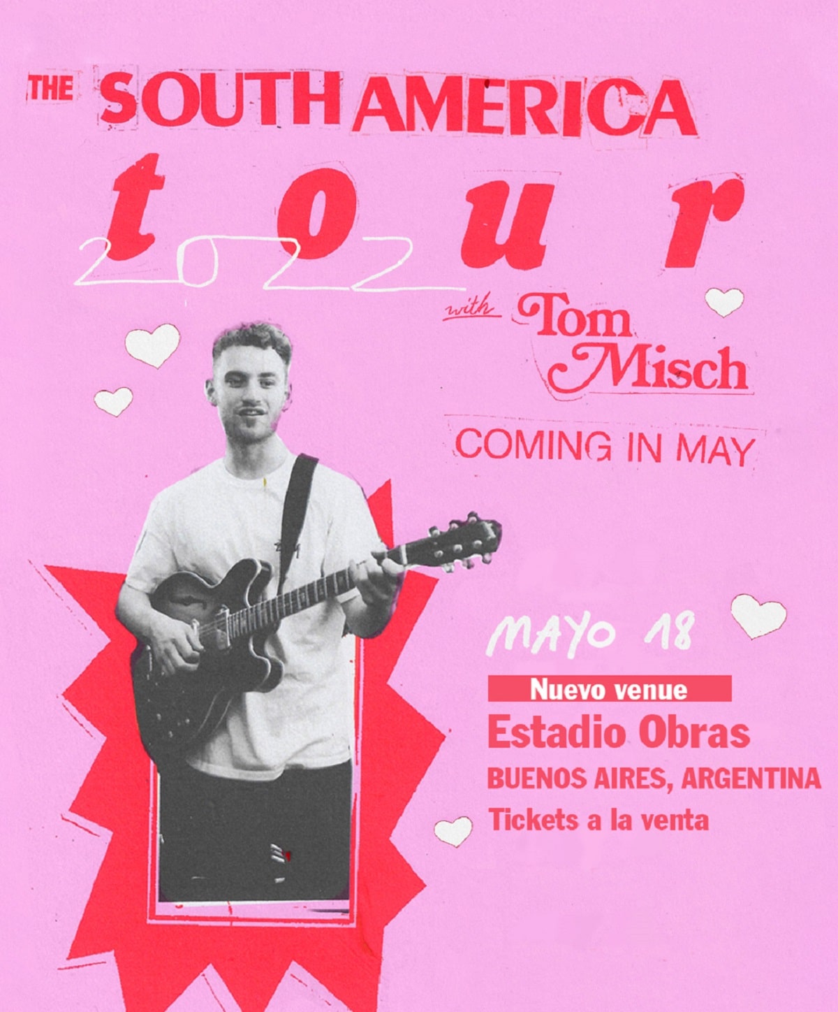 Tom Misch en Argentina.
