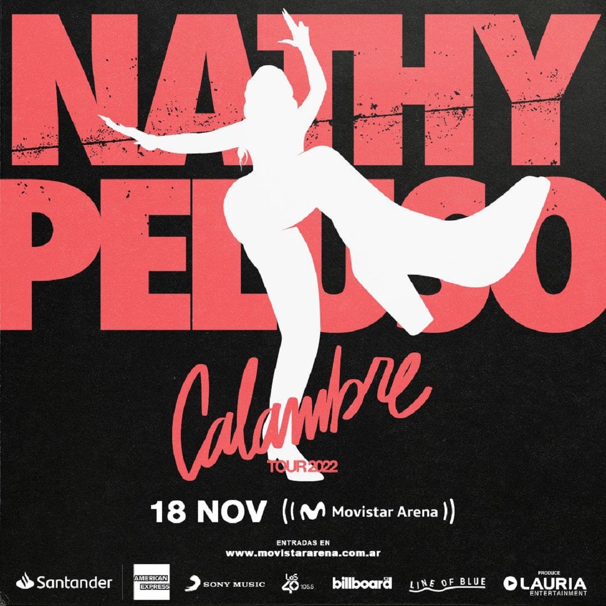Nathy Peluso confirma show en Argentina.