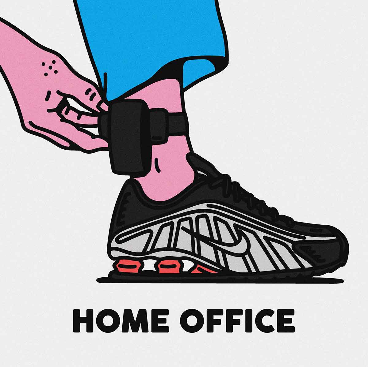 "Home office" - Arte: Poms