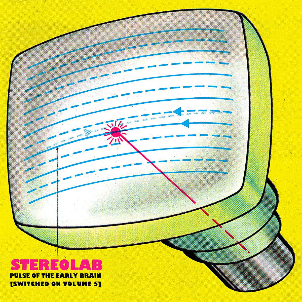Tapa de Pulse of the Early Brain, disco recopilatorio de Stereolab