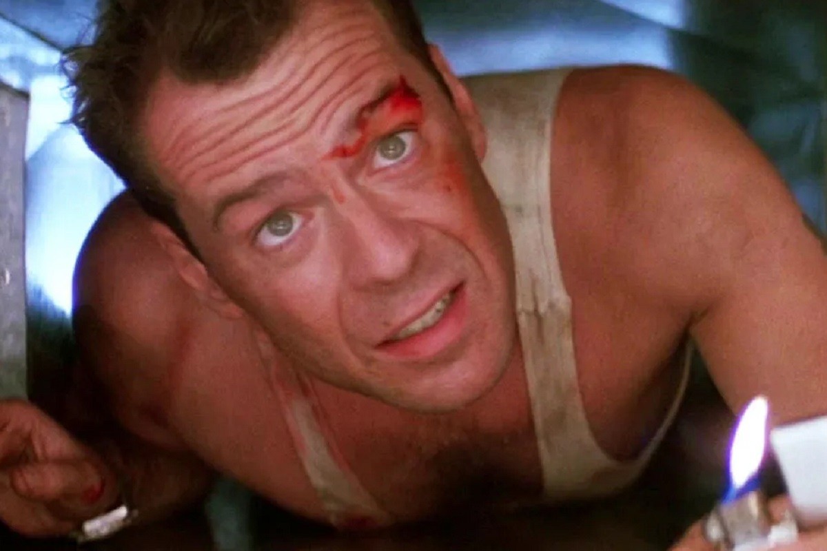 Bruce Willis en Duro de matar (1988)