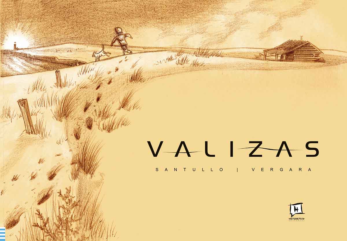Tapa de "Valizas", historieta de Rodolfo Santullo y Marcos Vergara
