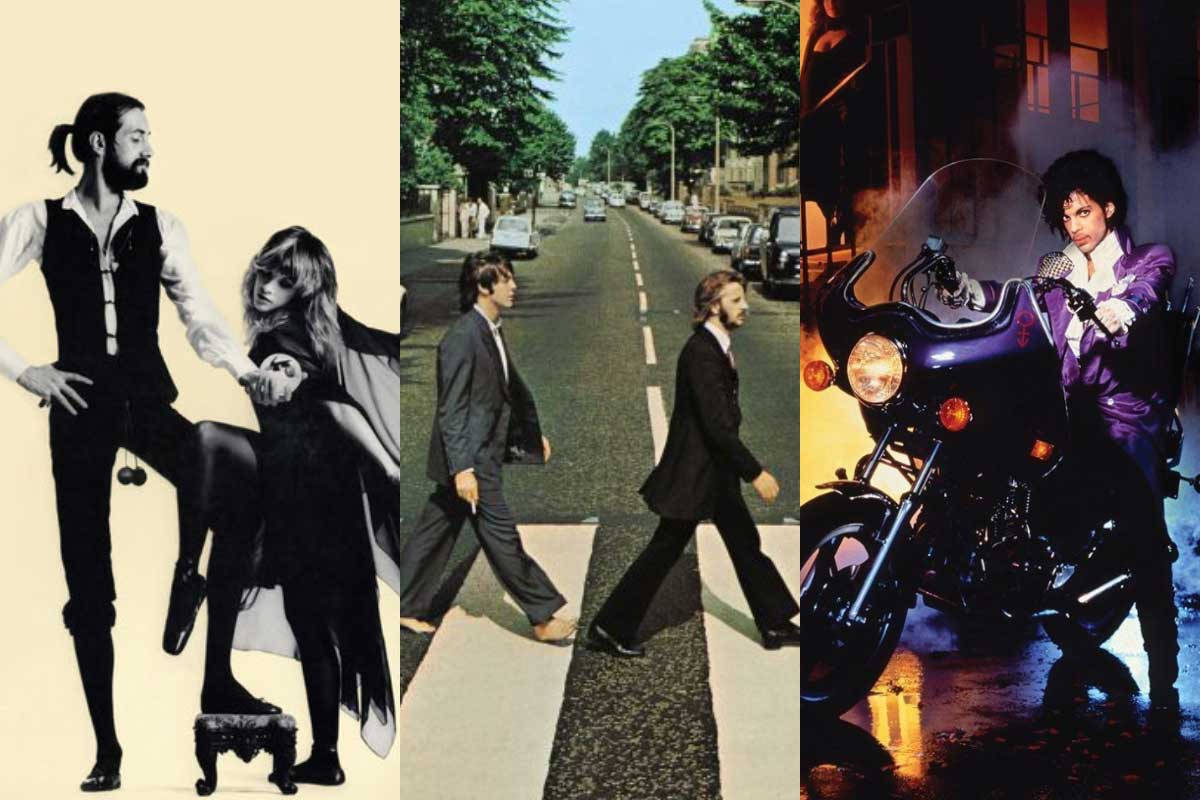 Rumours de Fleetwood Mc - Abbey Road de The Beatles - Purple Rain de Prince