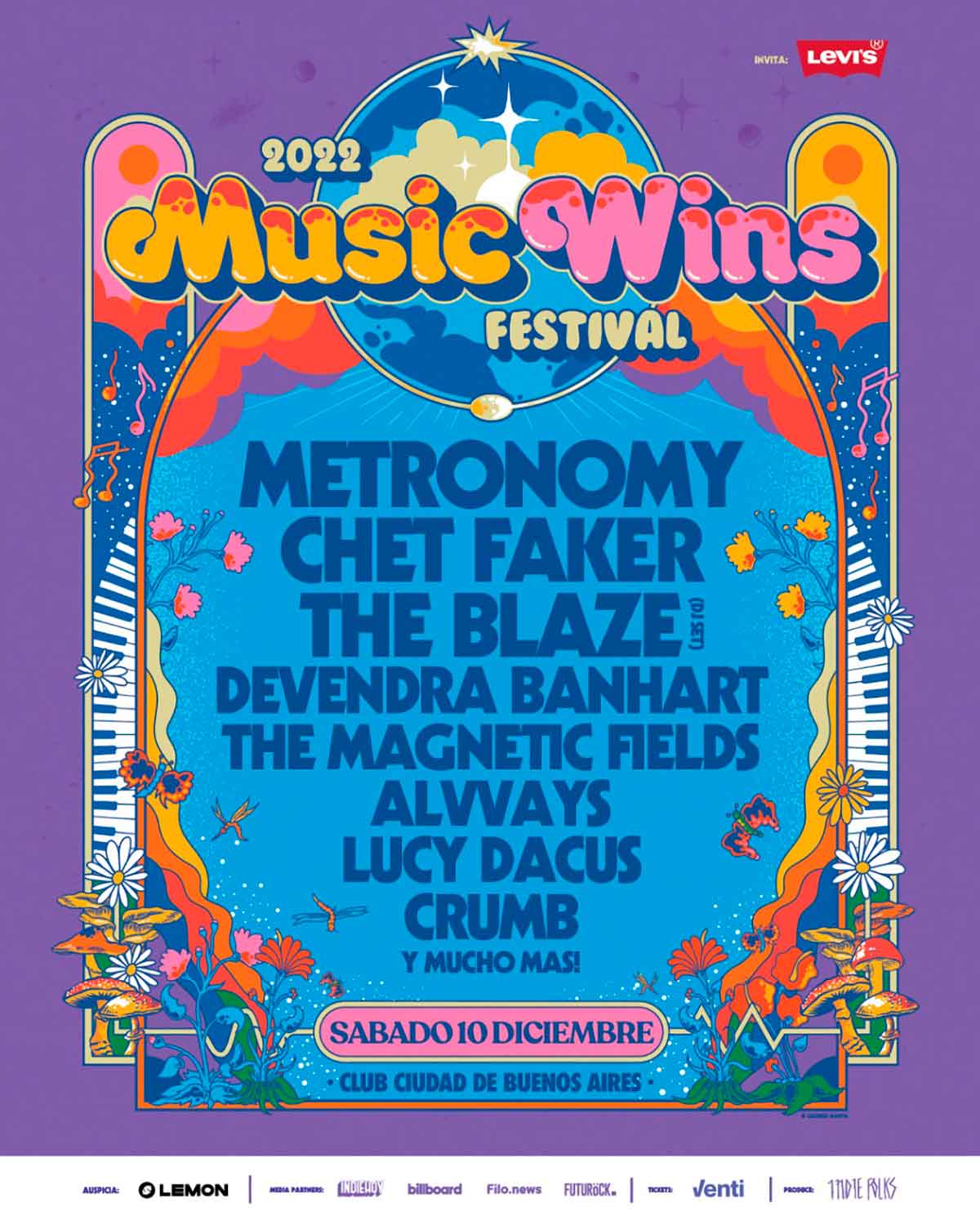 Music Wins Festival anuncia su line-up