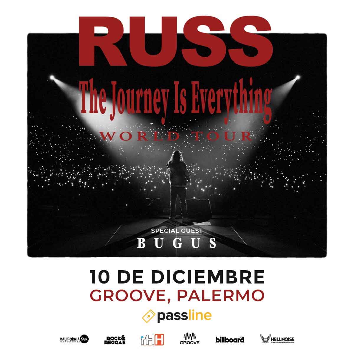 Russ anuncia show en Argentina