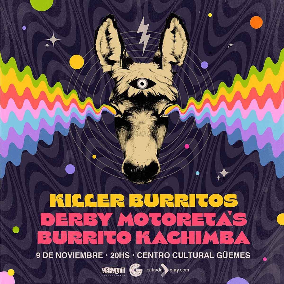 killer burritos y derby motoreta's burrito kachimba