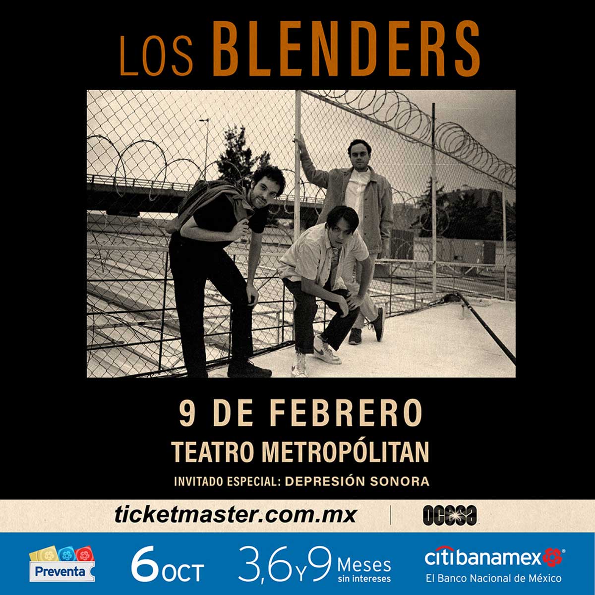 Los Blenders actuarán en el Teatro Metropólitan