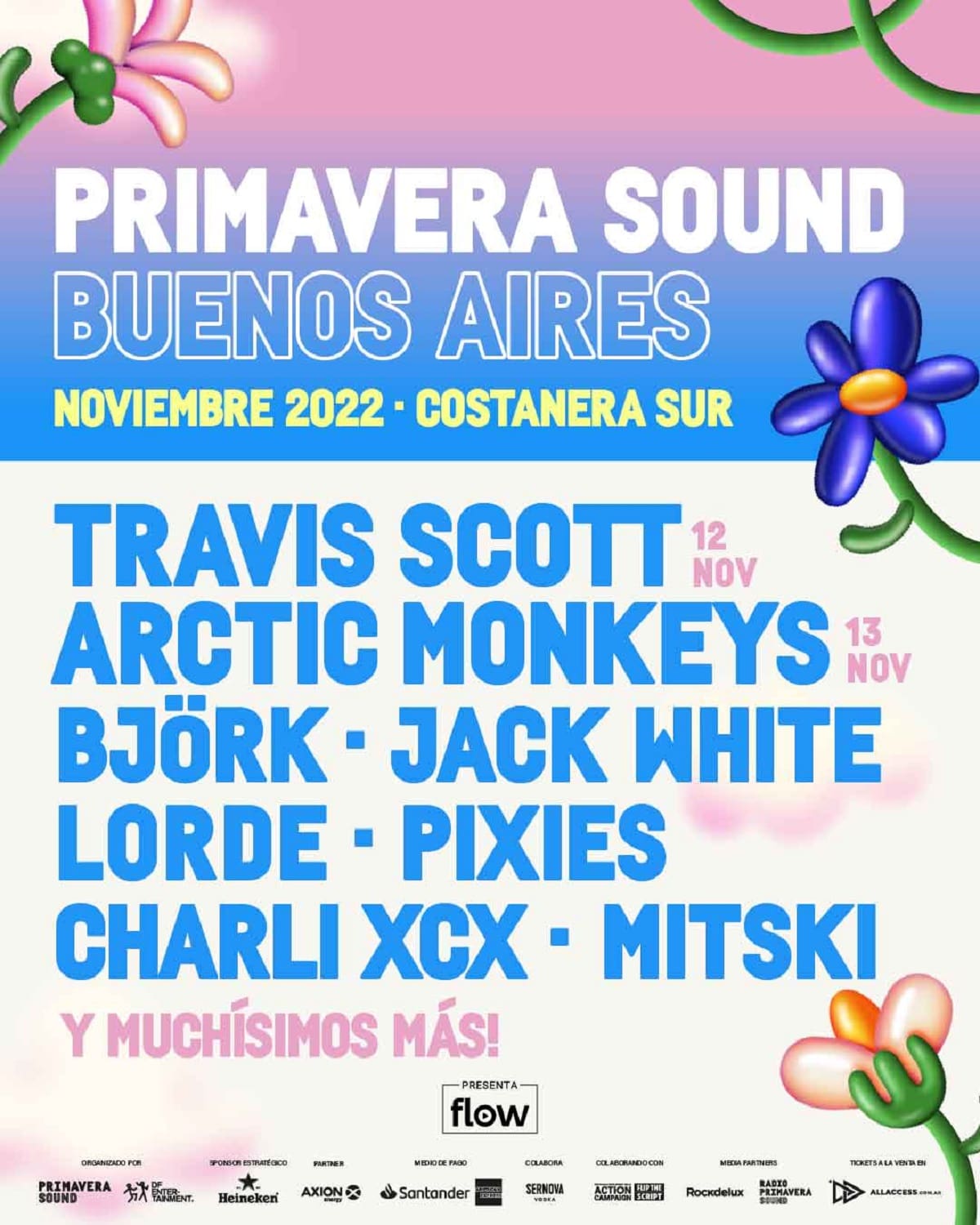 Line-up de Primavera Sound Buenos Aires