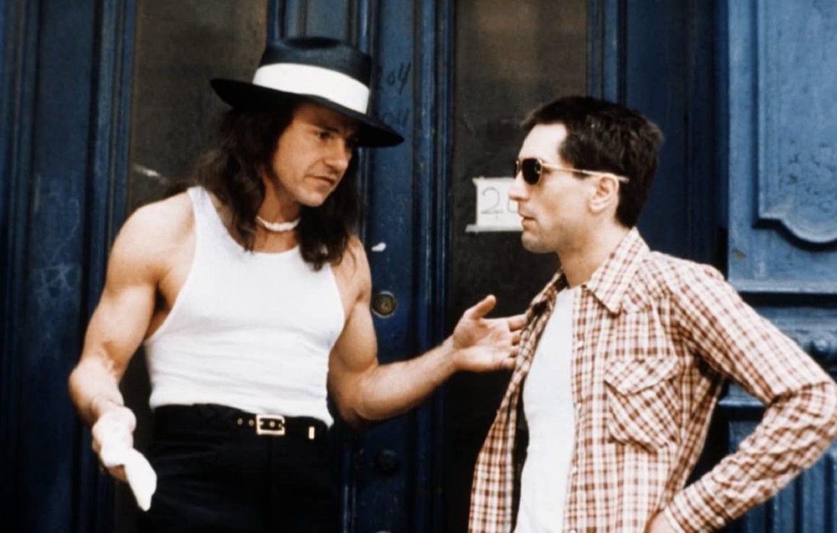 Robert De Niro y Harvey Keitel en Taxi Driver (1976).
