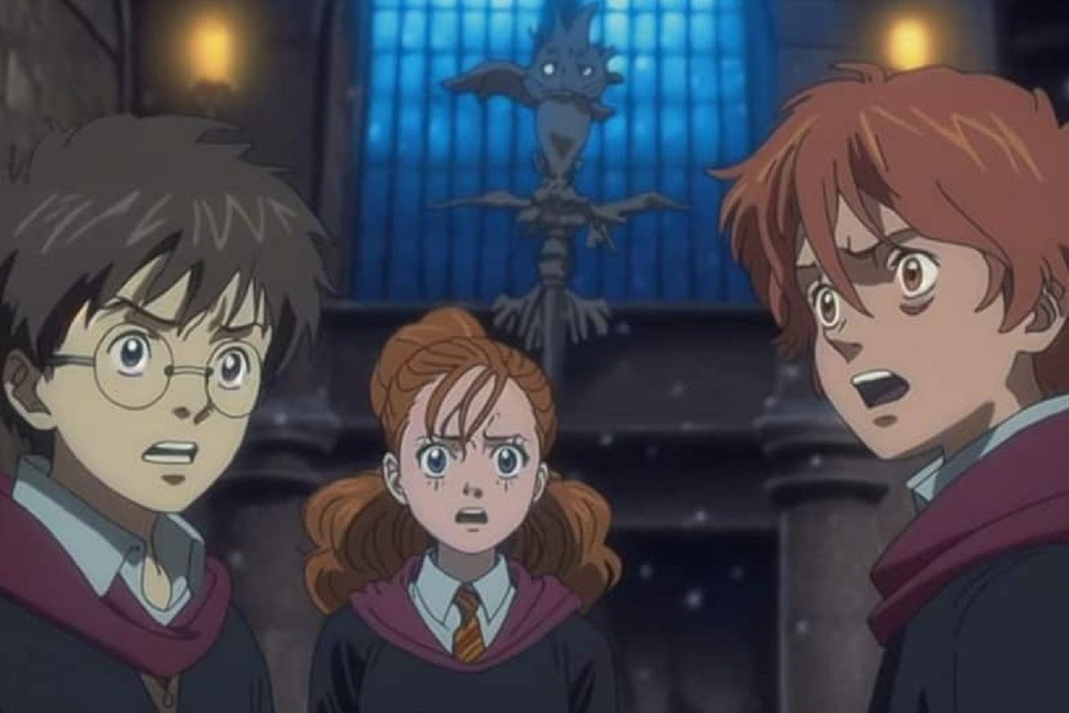 Harry Potter con el tratamiento de Studio Ghibli