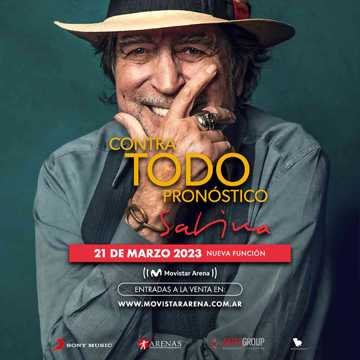 Joaquín Sabina agrega una tercera función en Buenos Aires