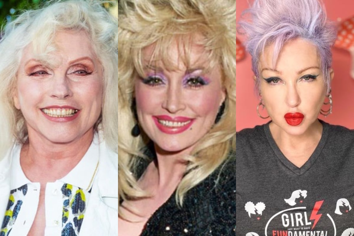 Debbie Harry, Dolly Parton y Cyndi Lauper