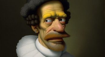 Inteligencia artificial transforma a Homero Simpson en obras de reconocidos pintores y artistas plásticos