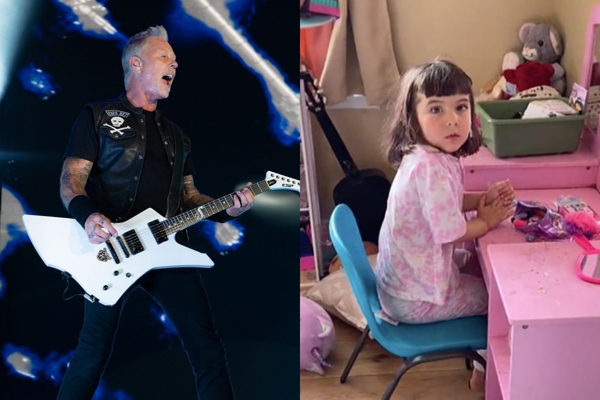 Una niña escucha Metallica y se vuelve viral