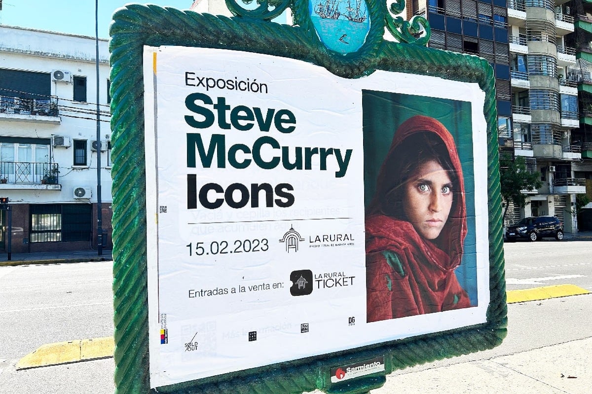 El fotógrafo Steve McCurry llega a Buenos Aires con la exposición Icons
