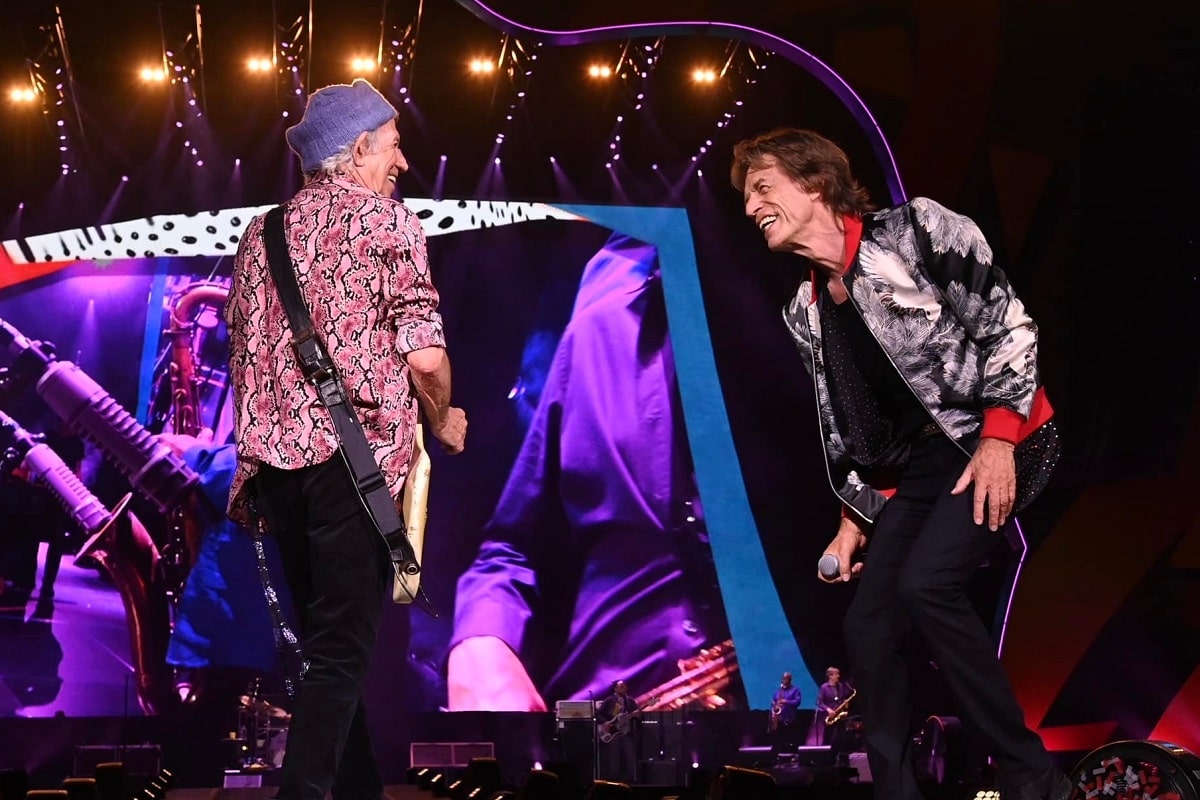 Keith Richards y Mick Jagger de The Rolling Stones
