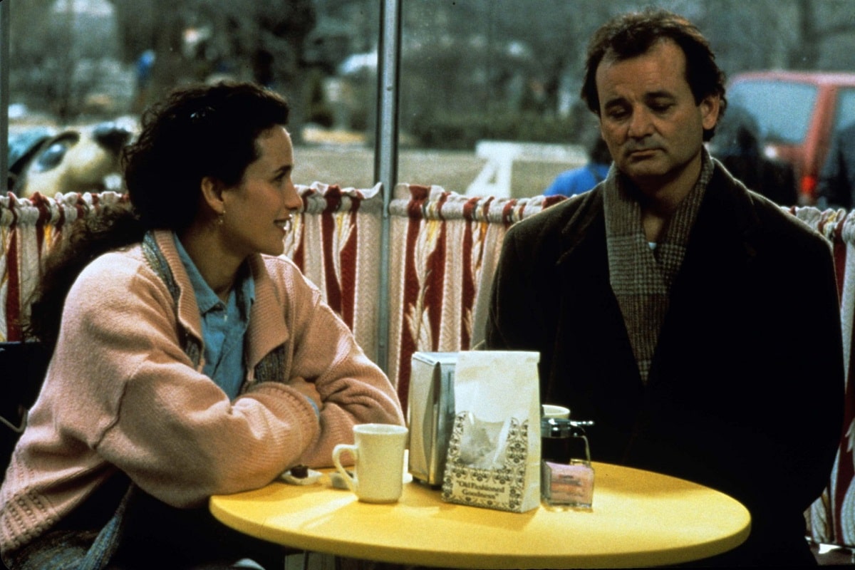 Bill Murray y Andie MacDowell en El día de la marmota (1993)