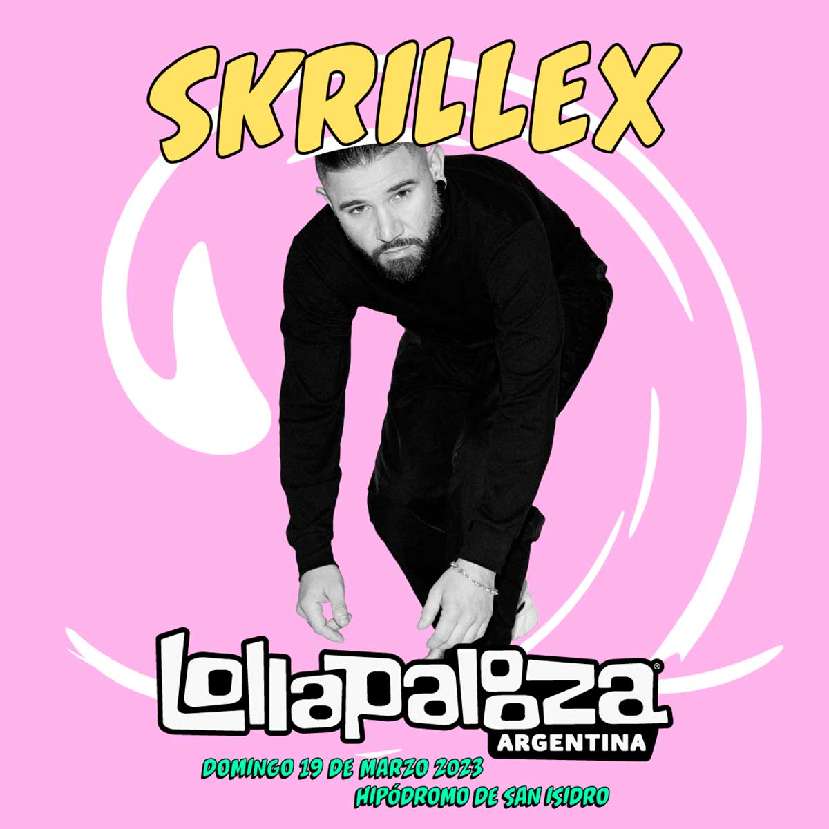 Skrillex se suma como headliner a Lollapalooza Argentina 2023