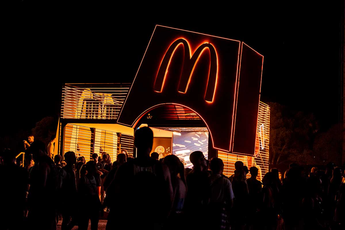 McDonald's desembarcó por primera vez en Lollapalooza Argentina