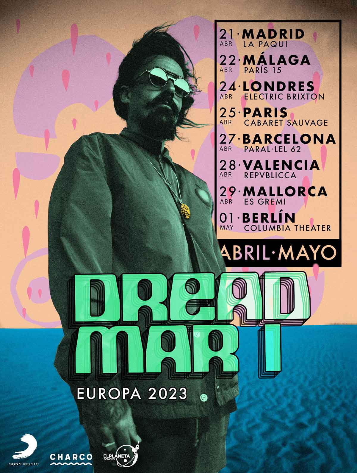 Gira 2023 de Dread Mar I por Europa
