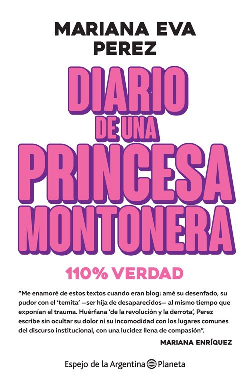 portada de Diario de una princesa montonera, de Mariana Eva Pérez