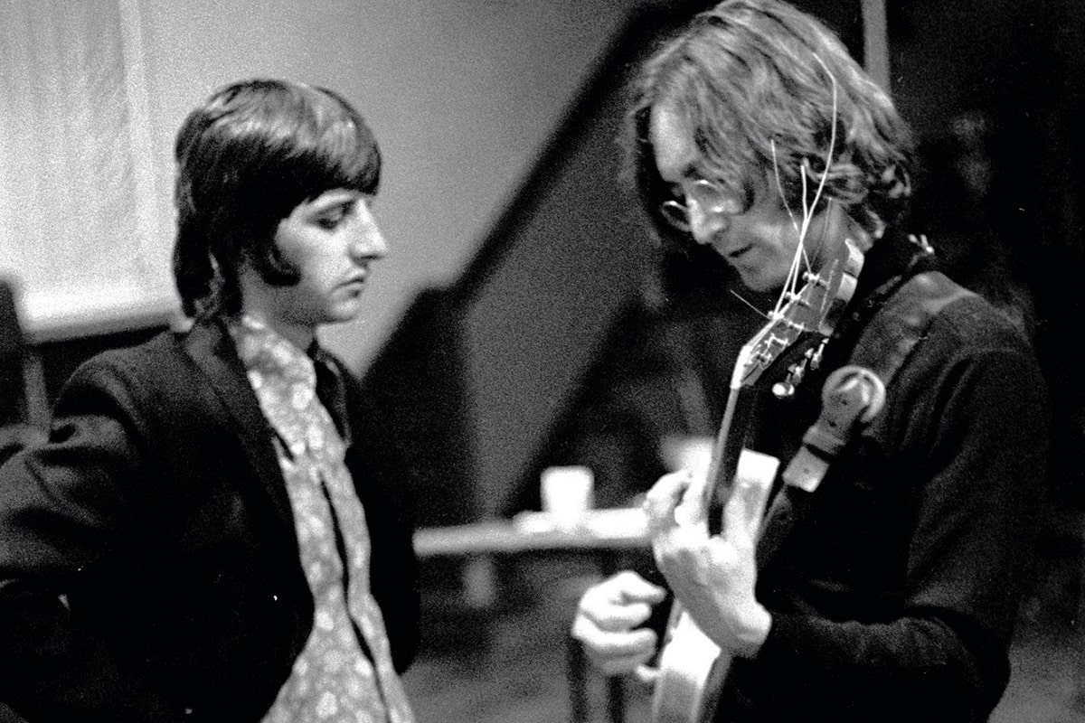 Ringo Starr y John Lennon
