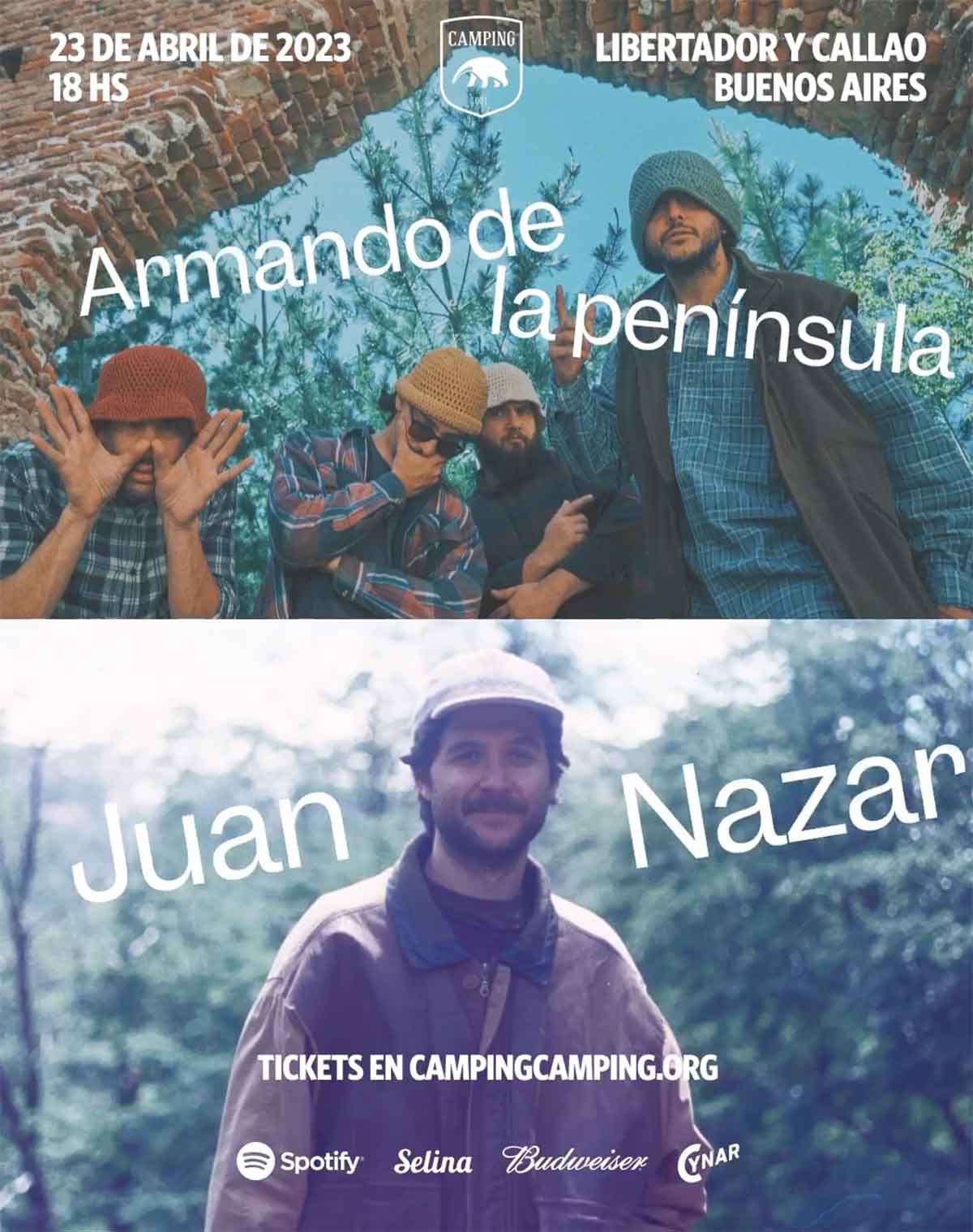 Juan Nazar Y Armando De La Península En Camping