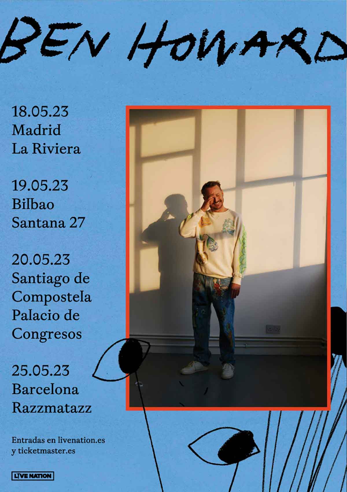 Ben Howard anuncia shows en España