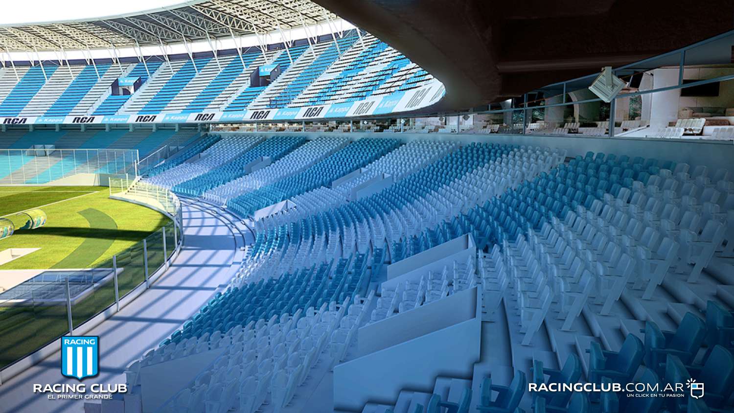 Estadio de Racing en Avellaneda Presidente Perón