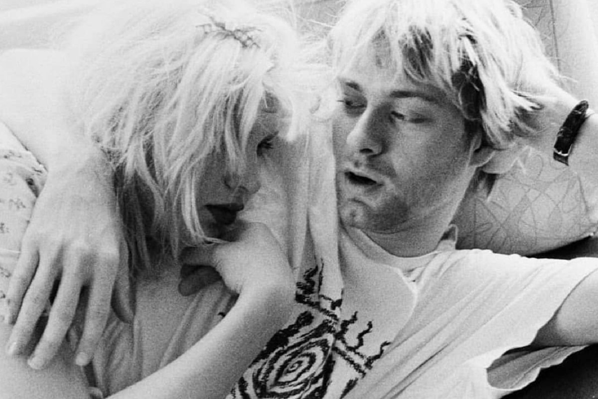 Courtney Love y Kurt Cobain.